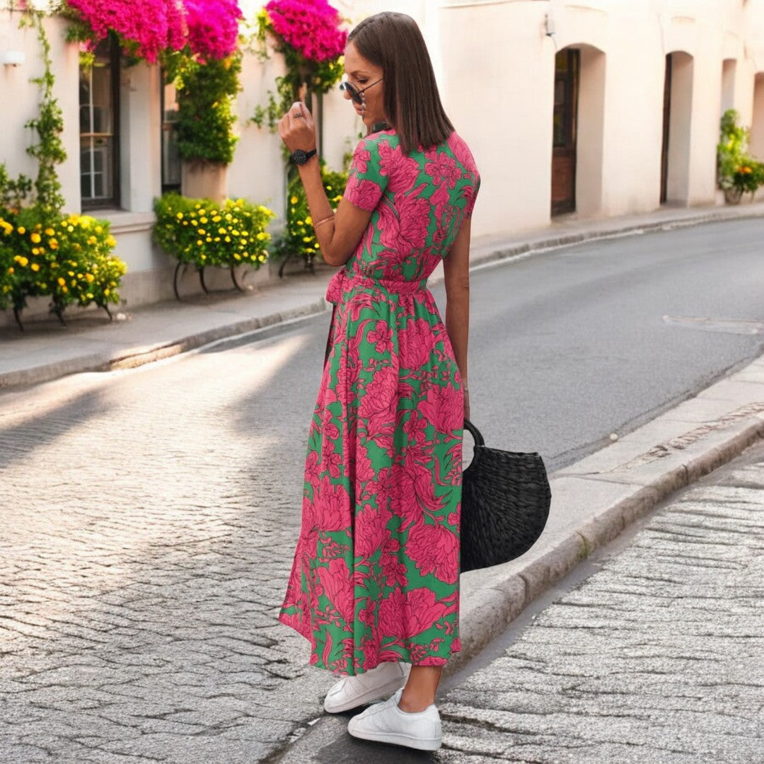 Florine – Robe fluide à coupe flatteuse
