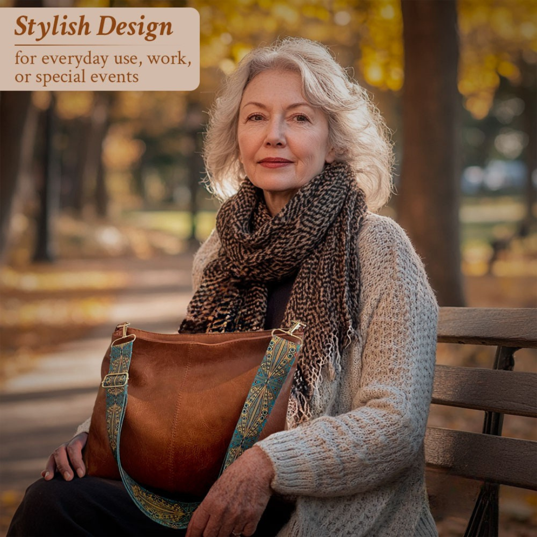 Charme Vintage de Chelsey | Sac à Bandoulière en Cuir