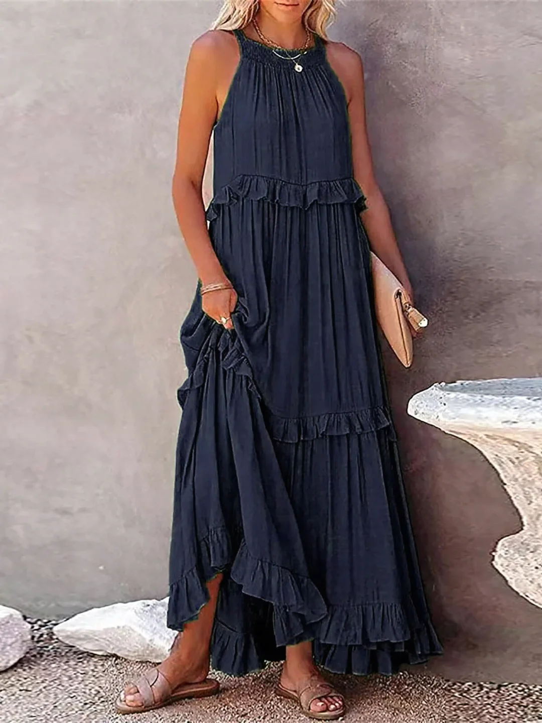 CHERRY™ - Robe Maxi Flow & Flutter