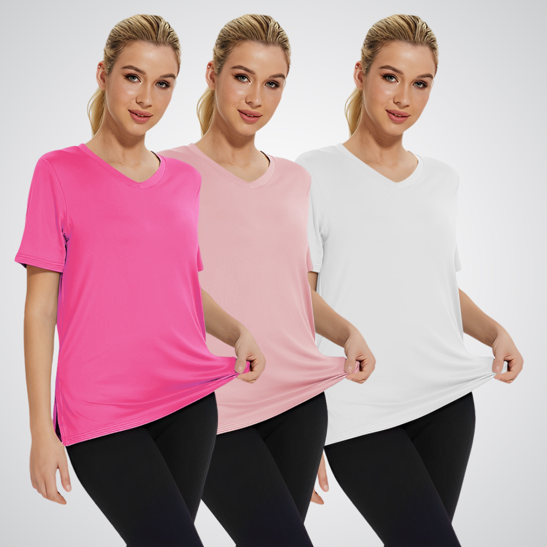 SELENA™ - T-shirt décontracté à coupe ample (Pack de 3)