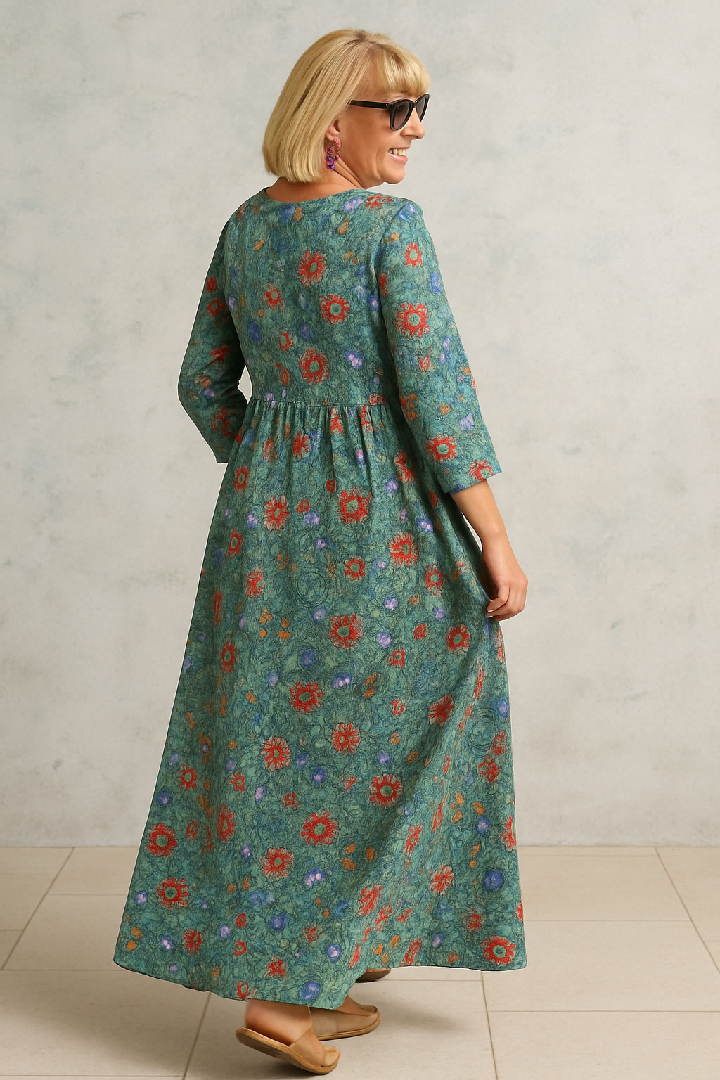 Elsie | Robe Vintage Décontractée avec Poches