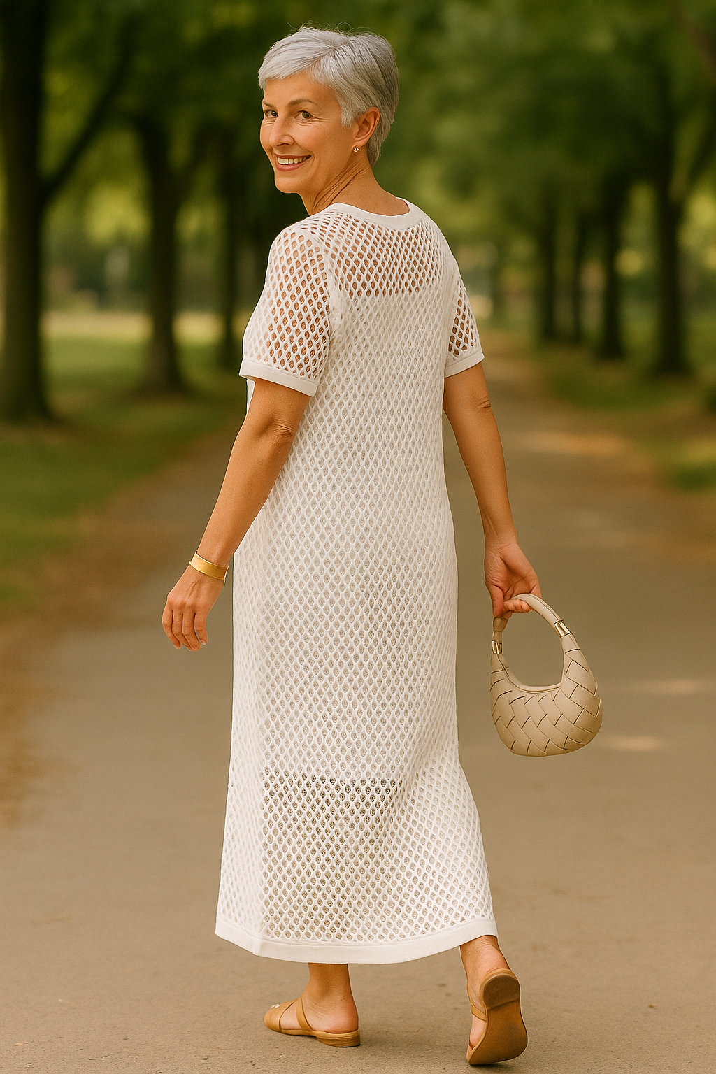 Celestia | Robe à Encolure Bateau en Deux Pièces