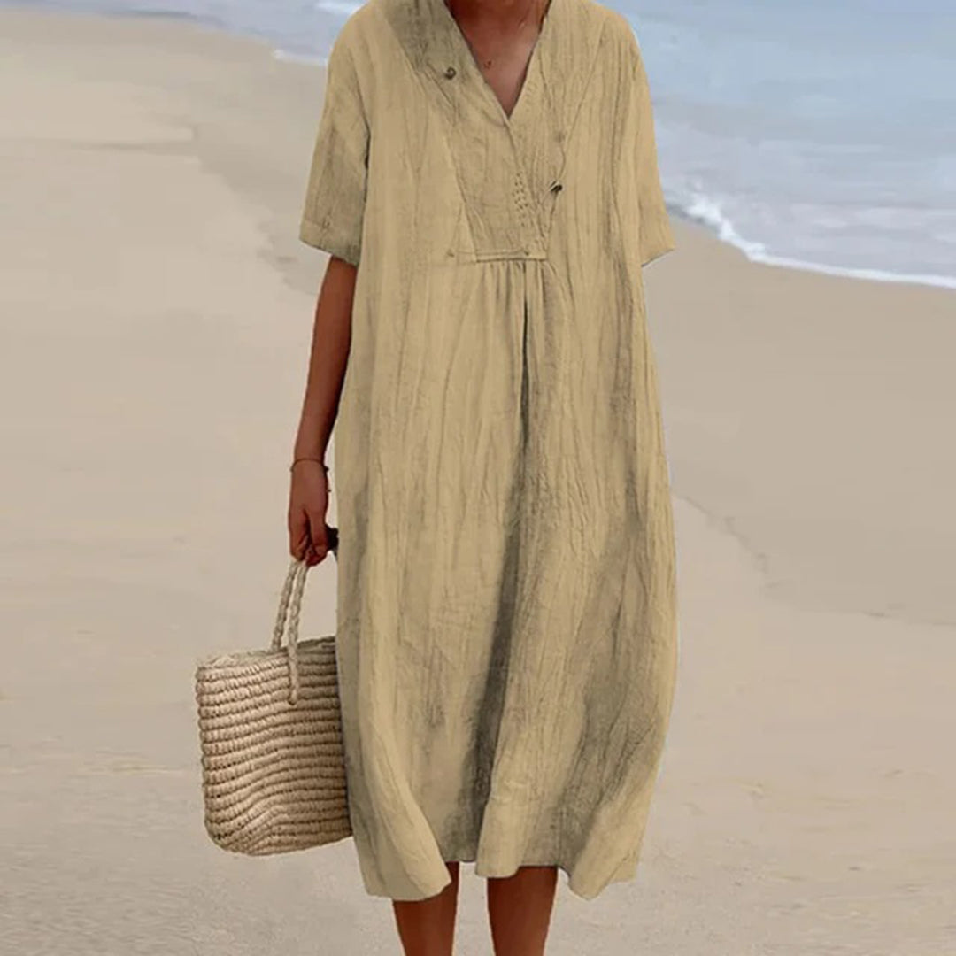KARINA™ - Robe Midi à Coupe Décontractée