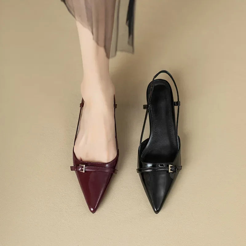 MIRELLA™ – Sandales Classiques à Talon Moyen
