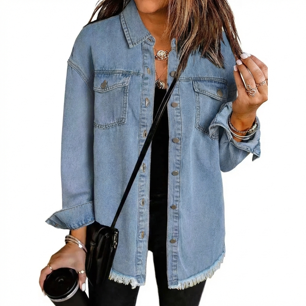 Nova™ | Veste en Jean Classique Quotidienne