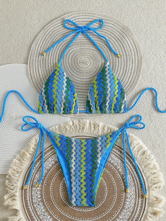 Grace | Bikini Triangle Effet Crochet