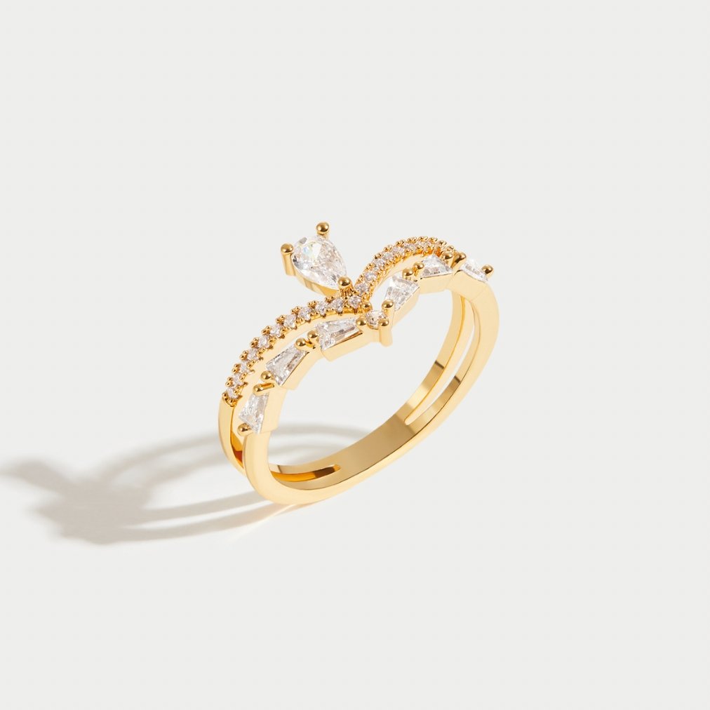 Valeria - Elegancki pierścień kryształowy