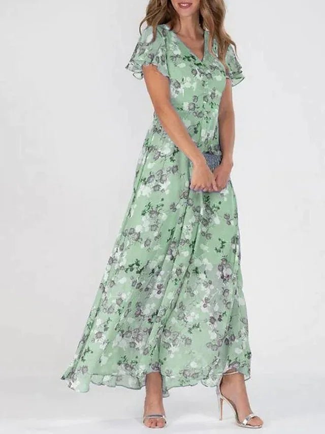 Zuri | Robe Glamoureuse Couverte au Niveau du Ventre