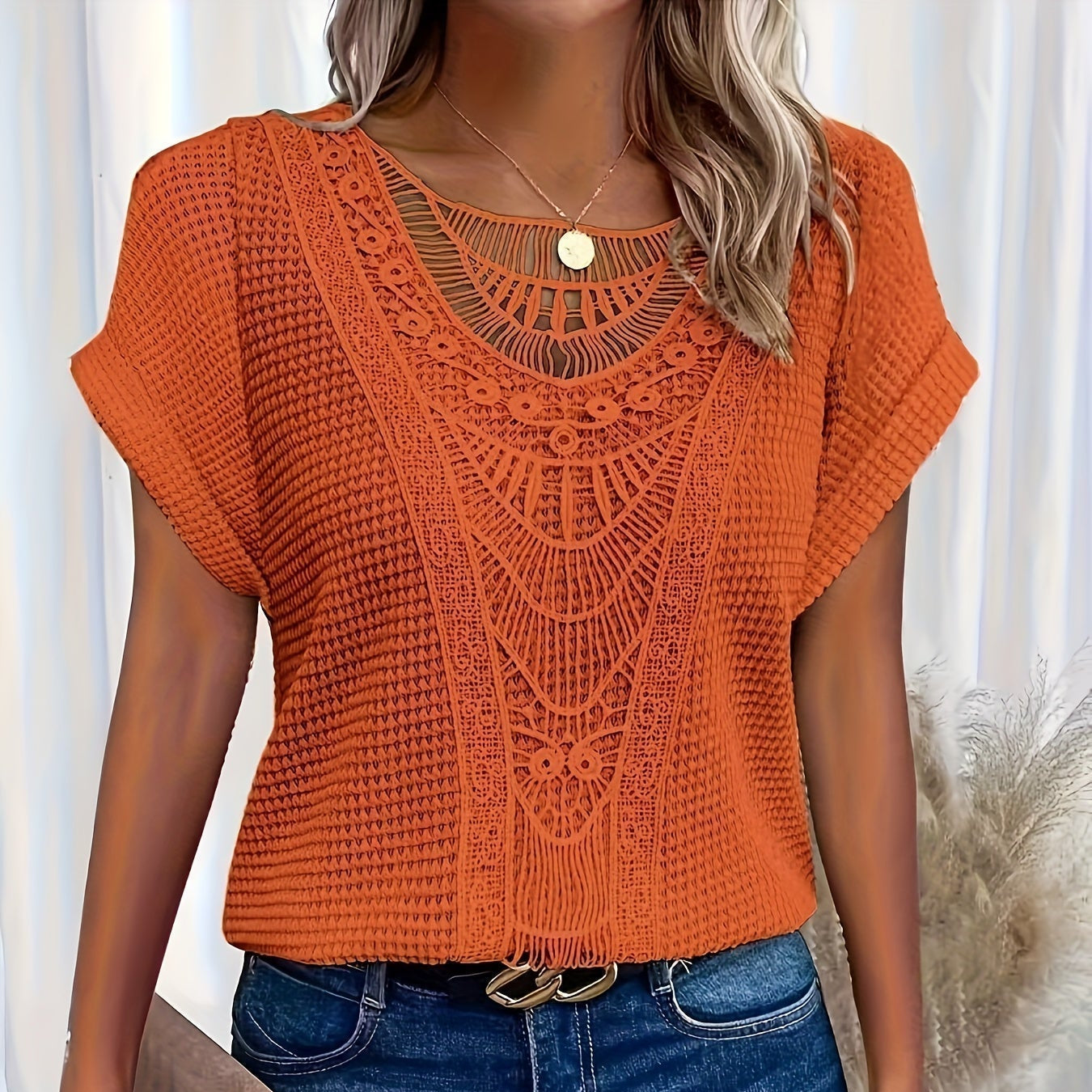 Flora™ | Top Tricoté Detaillé