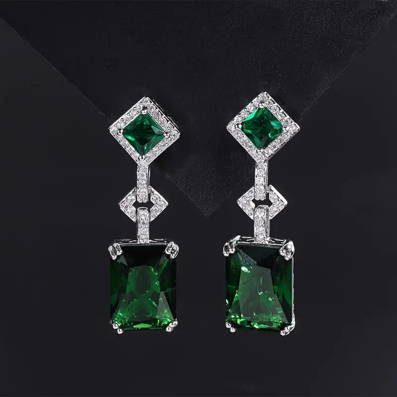 Bijoux Daphira Verelune émeraude | Or Blanc