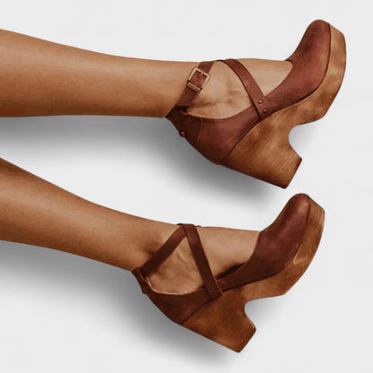 ELARU™ – Sandales Compensées Confort Classique