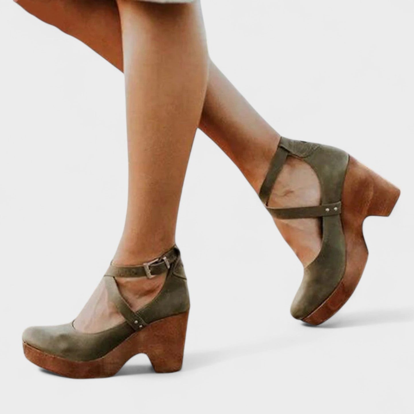 ELARU™ – Sandales Compensées Confort Classique