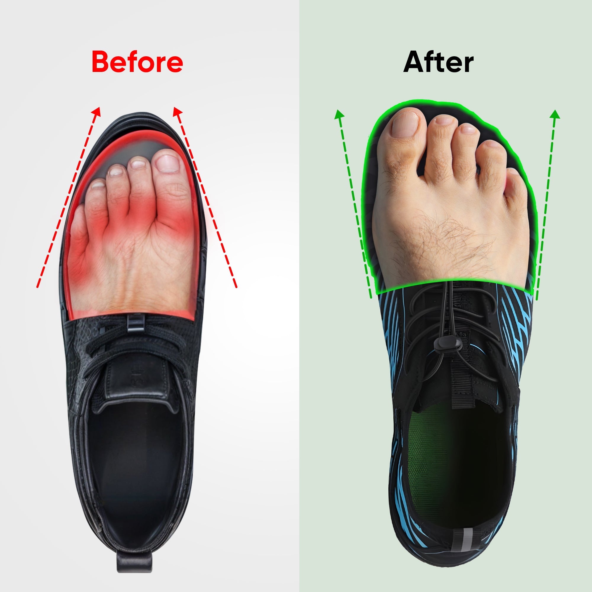 Chaussures Antidérapantes pour Pieds Sains (Unisexe)