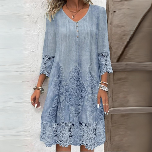 Ursule – Robe élégante en dentelle bohème