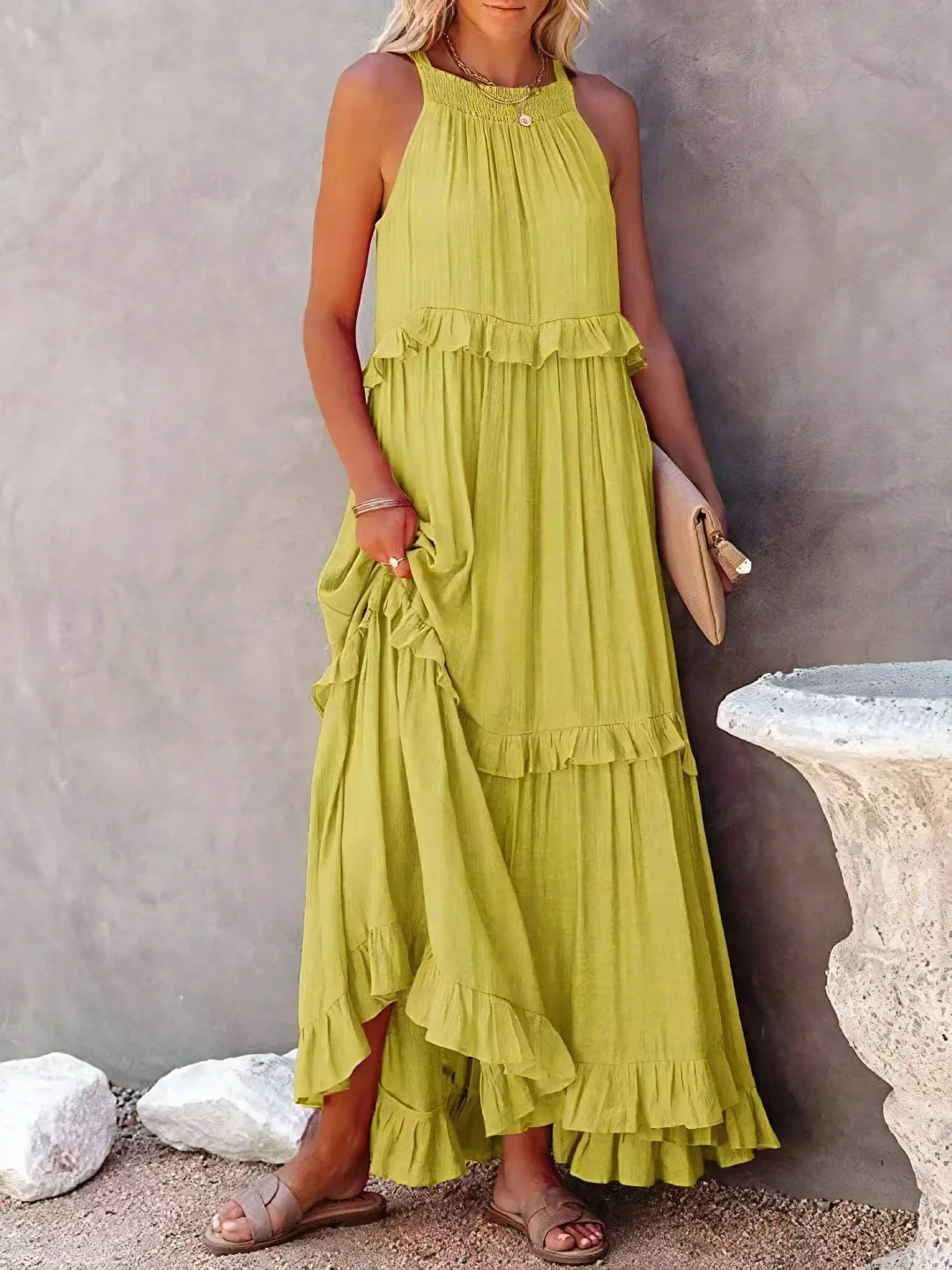 CHERRY™ - Robe Maxi Flow & Flutter