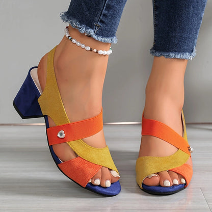 Elara | Talons Confort à Bretelles Croisées