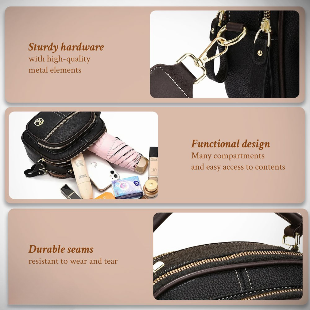 Sophistication Intemporelle de Molly | Sac Élégant avec Bandoulière