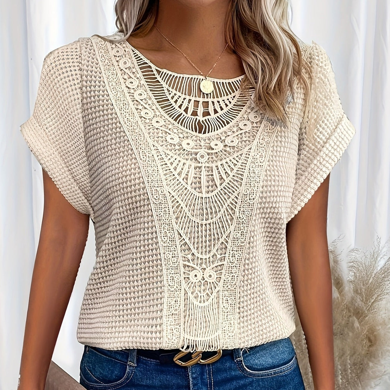 Flora™ | Top Tricoté Detaillé