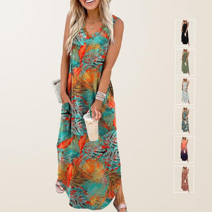 Zahara - Robe sans manches Boho