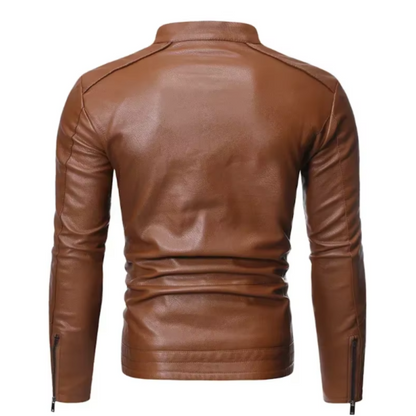 Karol™ | Elegancka Skórzana Kurtka