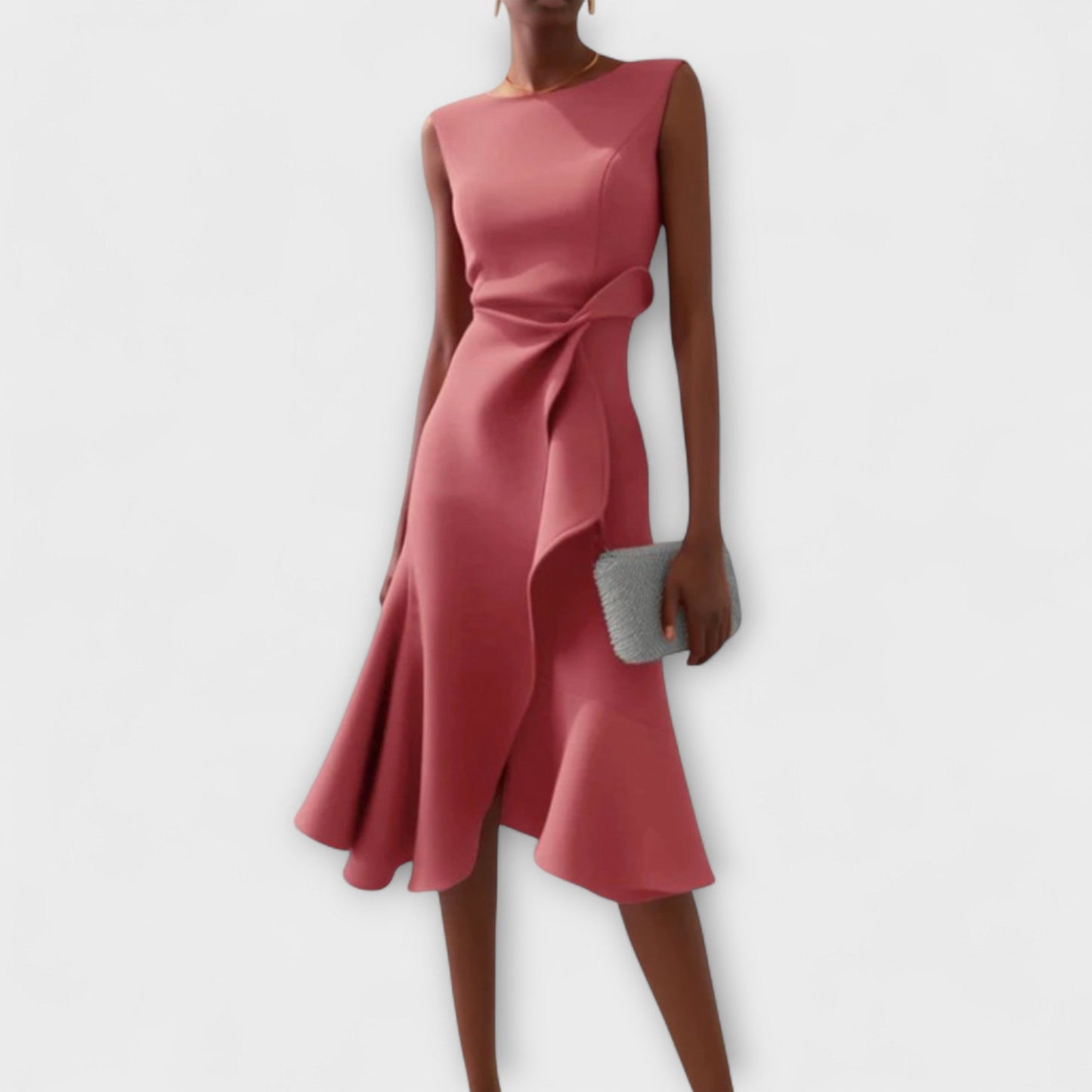 MARISSA™ – Robe sans manches élégante en style drapé