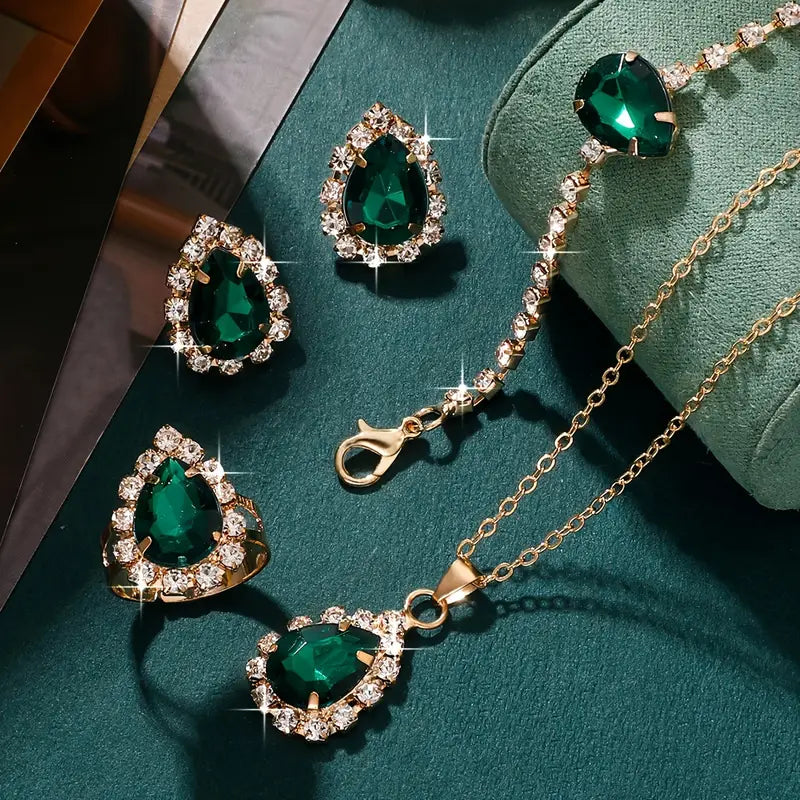 Bijoux Elisandre Vermont émeraude | Or