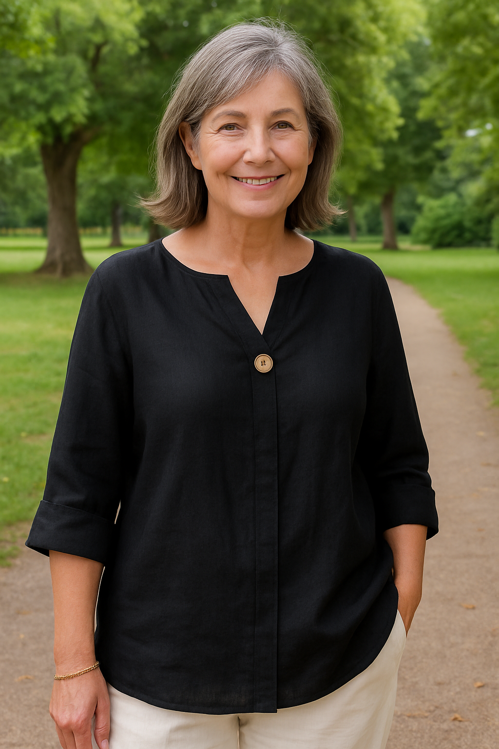 Simone | Blouse - Légère. Flatteuse. Conçue pour les vraies femmes