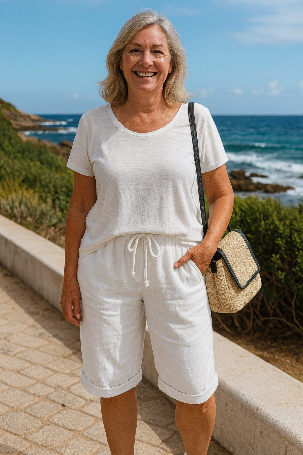 Selma | Shorts en coton confort – Coupe flatteuse. Style quotidien sans effort.