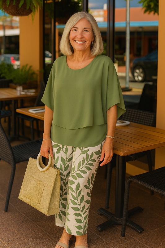 Rosalind | Ensemble Sophistiqué Deux-Pièces – Style Effortless, Confort Durable