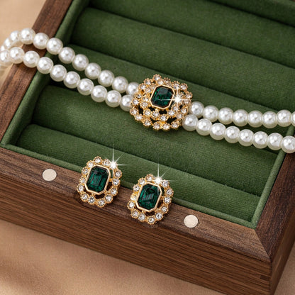 Bijoux Tamsin Verdalle émeraude | Or