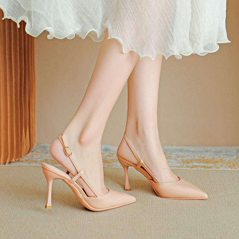 ZURI™ - Escarpin à Talon Aiguille avec Bride Ajustable
