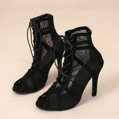 GAYLE™ – Talons Hauts en Maille Élégante