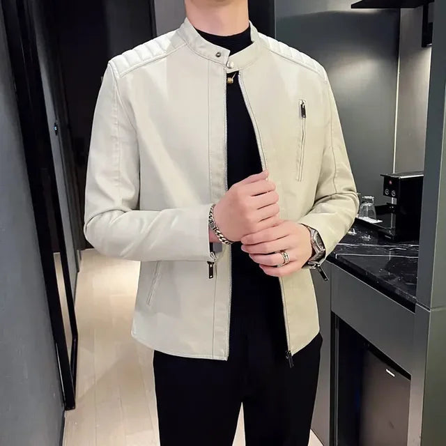 Adrian™ | Elegancka Skórzana Kurtka