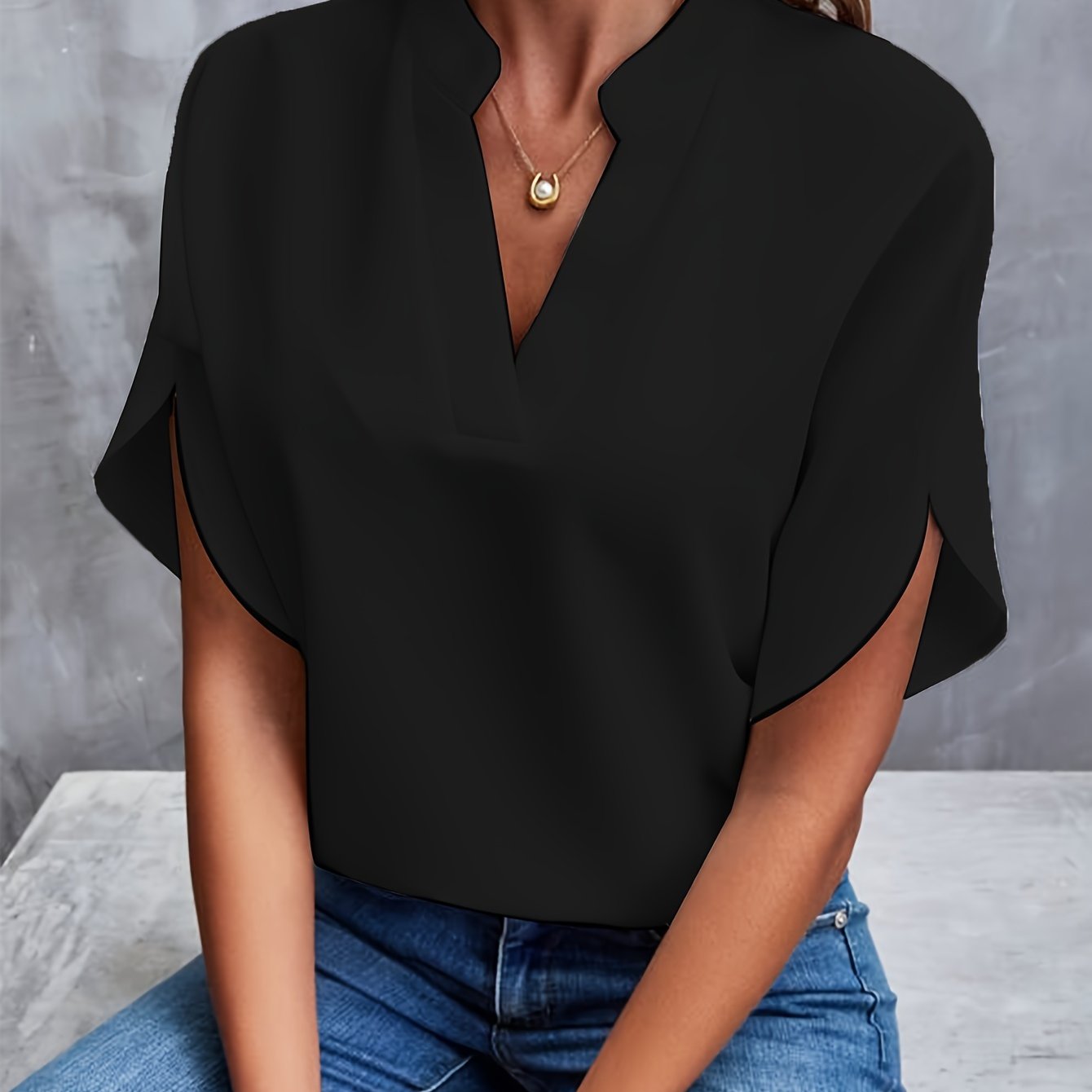DELANEY™ - Blouse Moderne Élégante