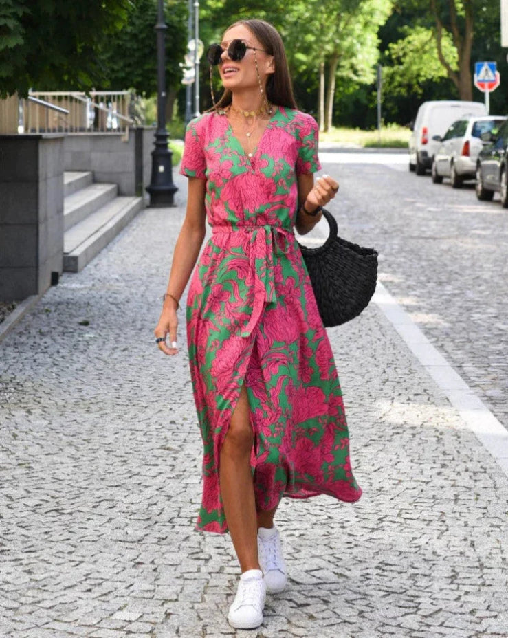 Frédérique – Robe d'été légère et fleurie