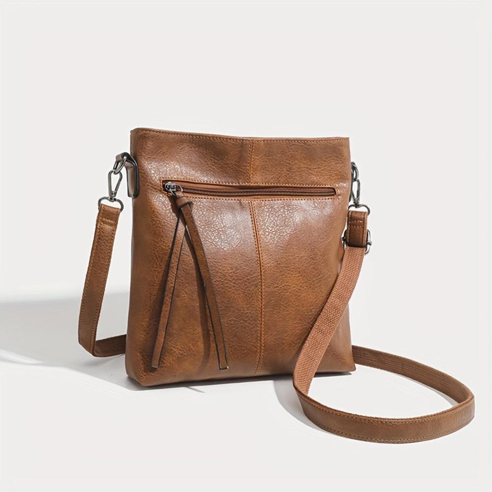 Sac bandoulière carré rétro Lena