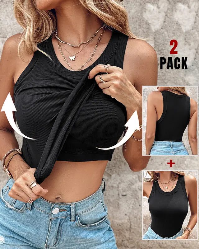 DASHA™ - Débardeur avec soutien-gorge intégré confort (Pack de 2)