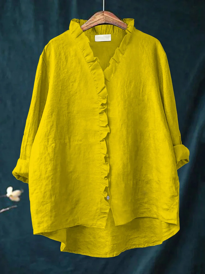 Maribel | Blouse Douce à Volants - pour un Réel Confort