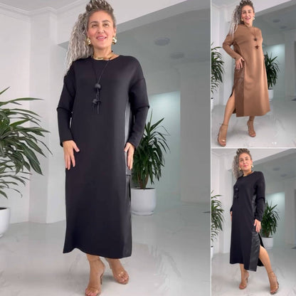MARILYN™ - Robe Midi Minimaliste Classique